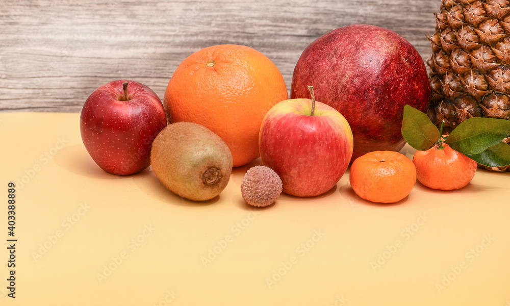 Still life with fruits