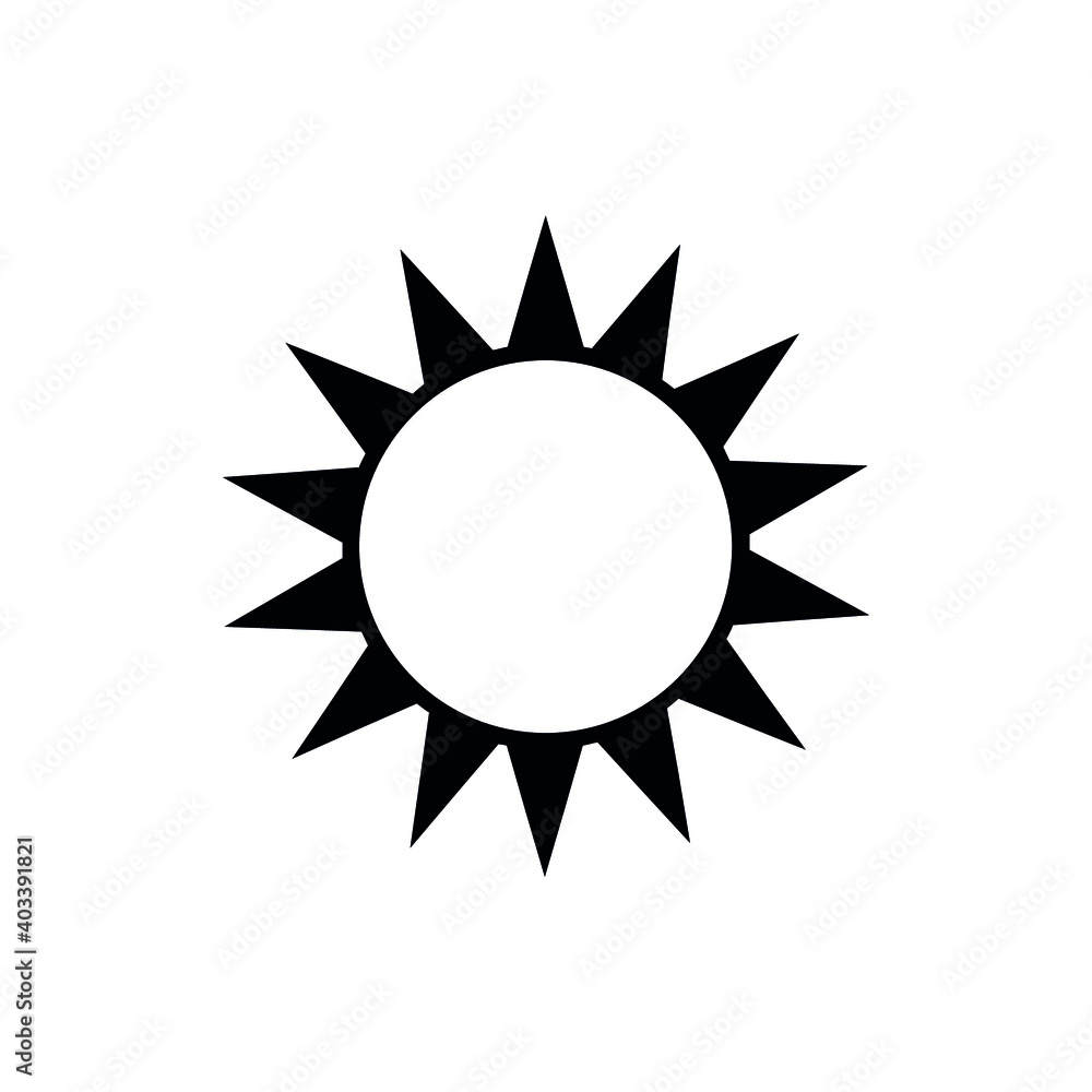 Vector set icons of sun. Vector emblems of sun. Vector set icons of sun. Vector emblems of sun.