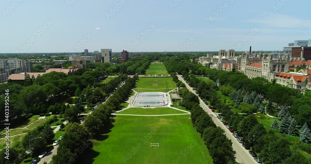 Scenic View of the Midway Plaisance at The University of Chicago - Part 3 Scenic View of the Midway Plaisance at The University of Chicago - Part 3