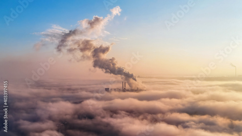 Thermal station above the clouds