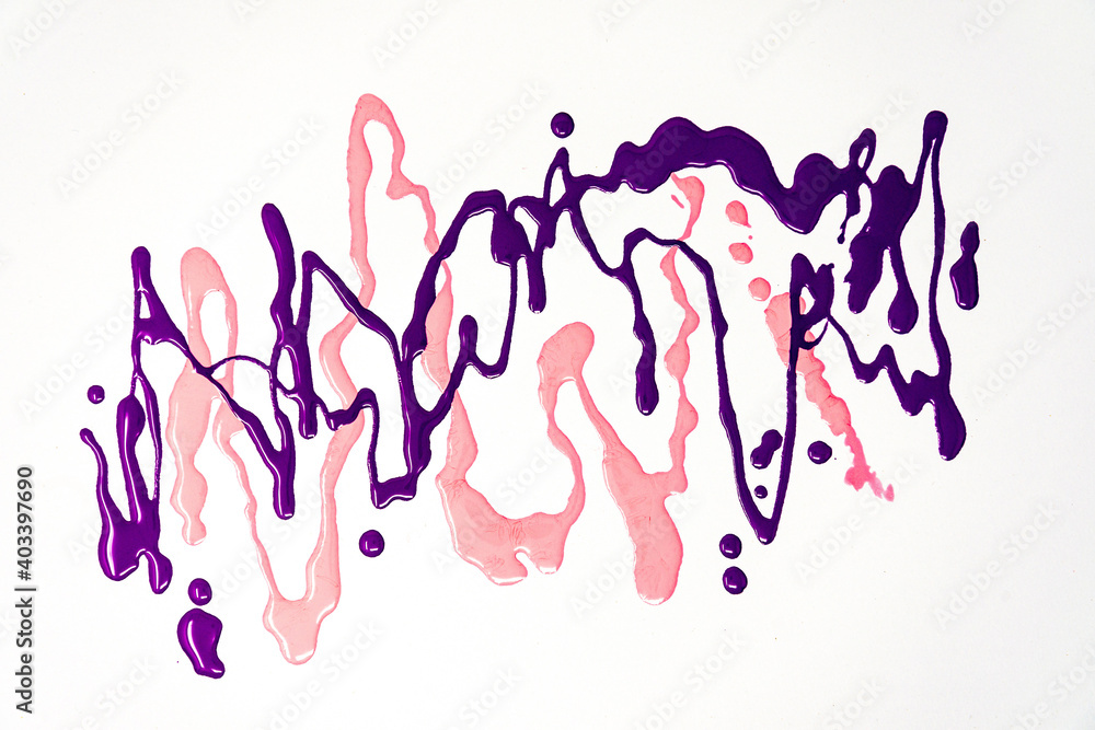 Abstract watercolor brush strokes isolated on white Abstract watercolor brush strokes isolated on white