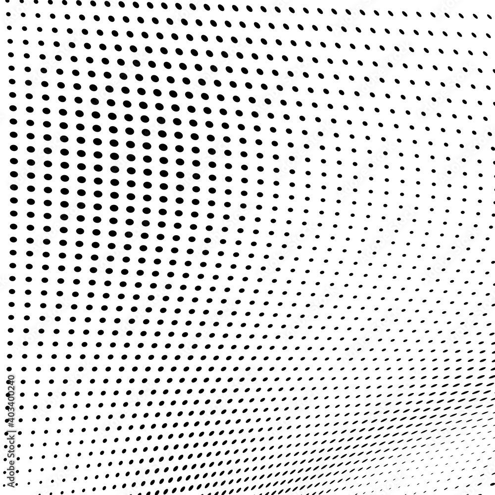 Abstract halftone wave dotted background Abstract halftone wave dotted background