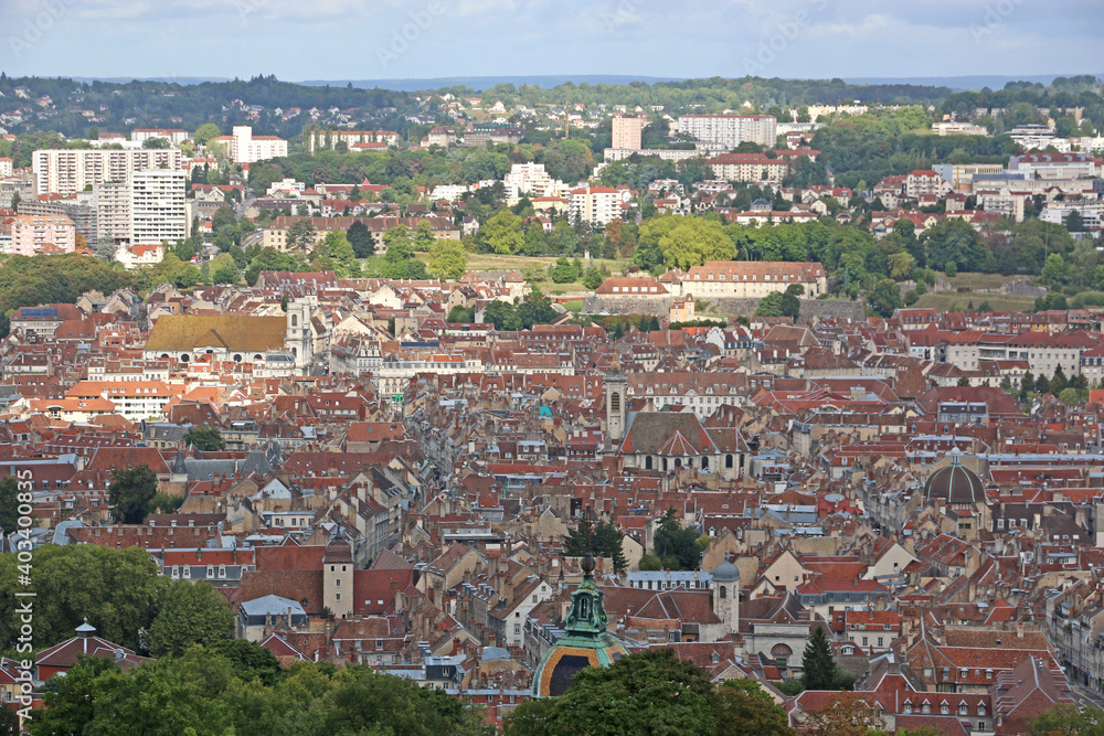 	
Besancon town, from the citadel	