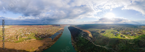 Panorama of nature in Moldova