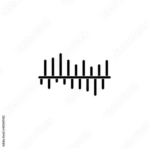 sound wave icon set vector symbol