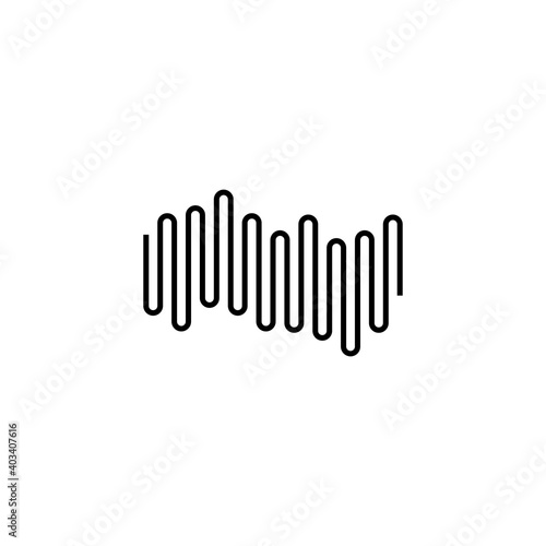 sound wave icon set vector symbol