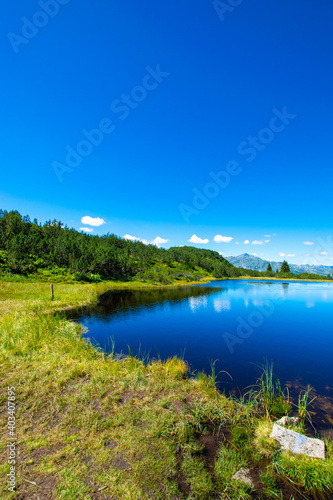 lake and mountains (Wiegensee, Vorarlberg, Austria)