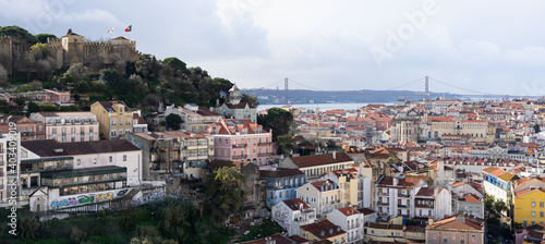 Vue sur Lisbonne depuis le mirador de Graça