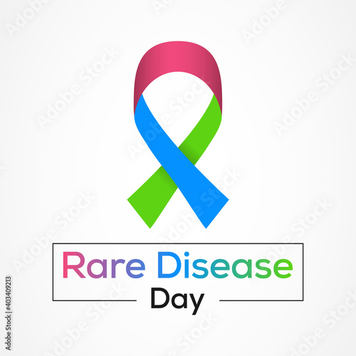 Rare Disease Day is an observance held on the last day of February to raise awareness for rare diseases and improve access to treatment and medical representation. Vector illustration.