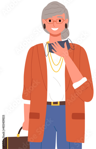 Girl is putting on mask. Woman is posing. Young girl without medical mask vector illustration isolated on white background. Self-isolation during quarantine and pandemic. Female remove face mask