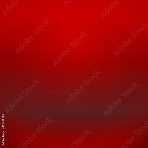 Red studio background, vector. Empty velvet studio room. Multicolored abstract background. For wallpaper, display product, layout and presentation. Useful for backdrop and montage. Light studio room
