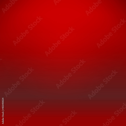 Red studio background, vector. Empty velvet studio room. Multicolored abstract background. For wallpaper, display product, layout and presentation. Useful for backdrop and montage. Light studio room