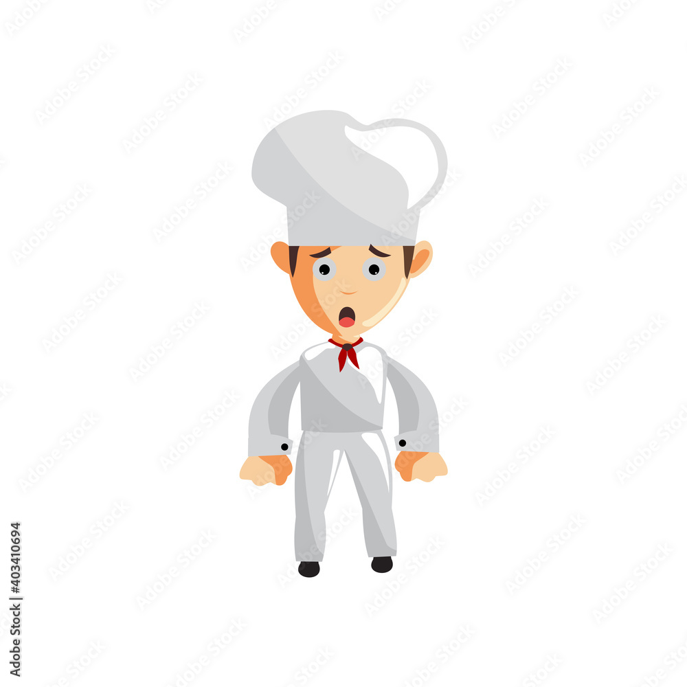 Chef character creation Illustration Template Pose Isolated Chef character creation Illustration Template Pose Isolated