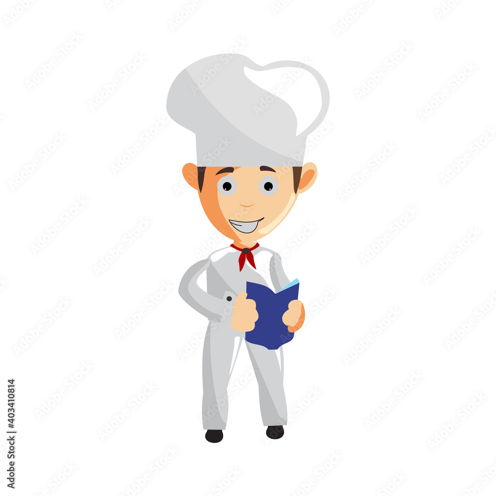 Chef character creation Illustration Template Pose Book Menu Chef character creation Illustration Template Pose Book Menu