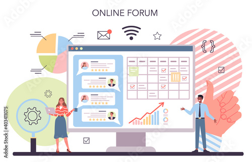 Brand campaign online service or platform. Brand advertising