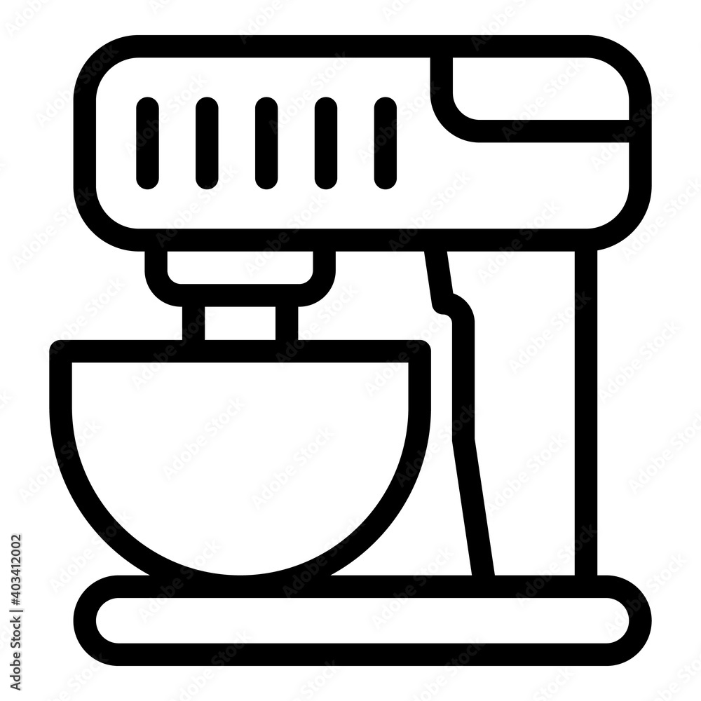 Mixer icon. Outline mixer vector icon for web design isolated on white background Mixer icon. Outline mixer vector icon for web design isolated on white background