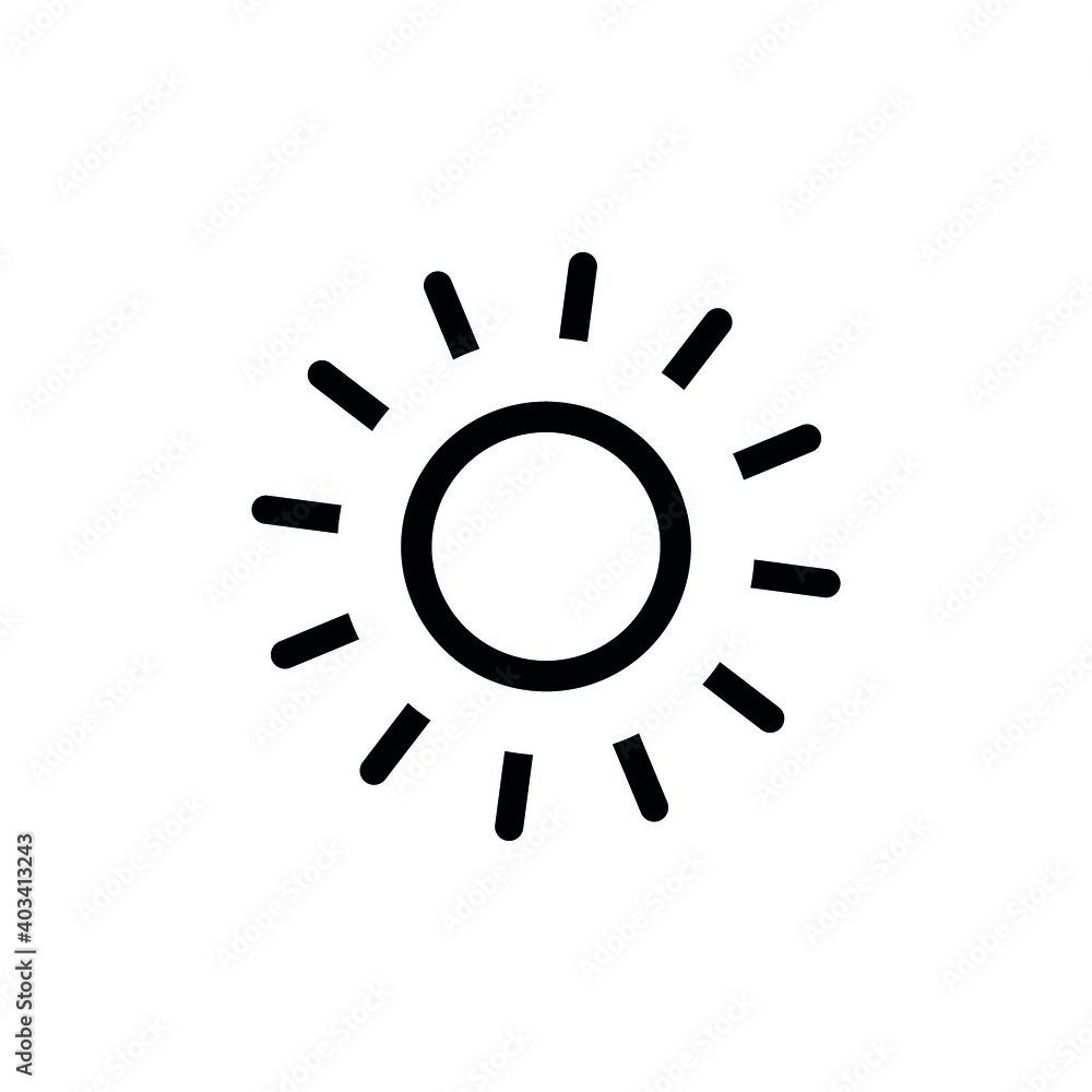 Sun vector icon set. Vector emblems of sun. Sun vector icon set. Vector emblems of sun.