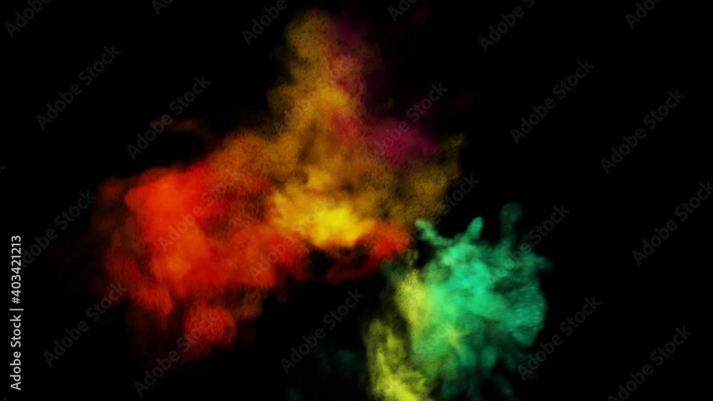 Colorful smoke explosion, Luma Matte attached.mov Colorful smoke explosion, Luma Matte attached.mov