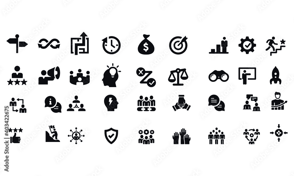 teamwork icons vector design teamwork icons vector design