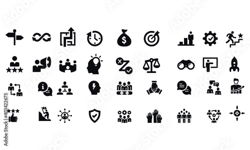 teamwork icons vector design 