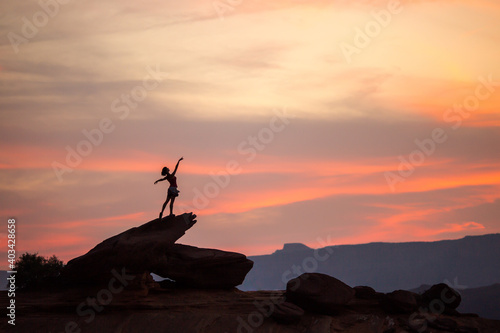 Slhouette of a Ballerina