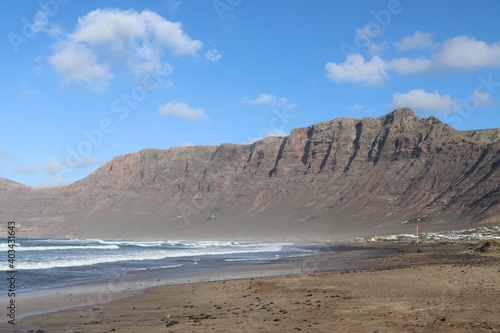 Caleta de Famara Lanzarote Îles Canaries Espagne 