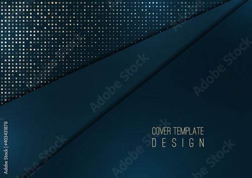 Abstract geometric background, halftone dots, polygonal style. The best design for your advertisement, poster, banner. Vector