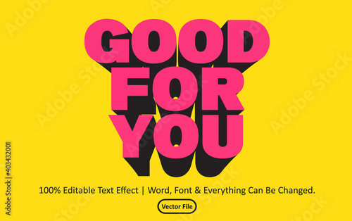 Editable Text Effect