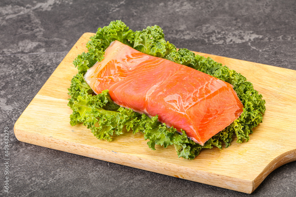Salmon fillet slice for cooking Salmon fillet slice for cooking