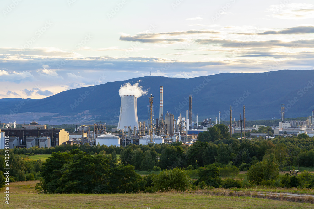 Petrochemical industrial plant, Czech Republic
