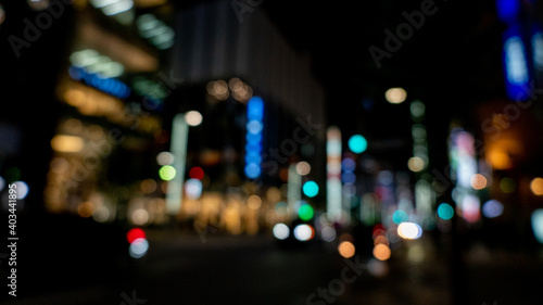 東京の夜景　玉ボケ © borneolover