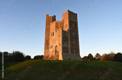Orford Castle, built by King Henry II between 1165 and 1173 to consolidate royal power in the region, Suffolk, England, United Kingdom, Europe