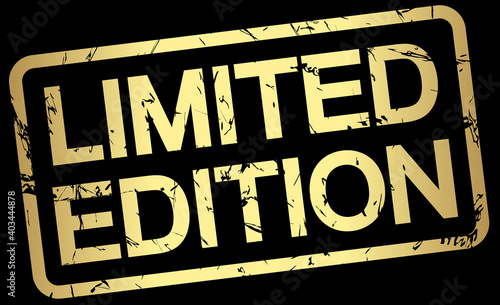 gold stamp LIMITED EDITION