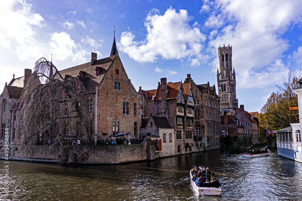 Boatride through the Bruges Canals