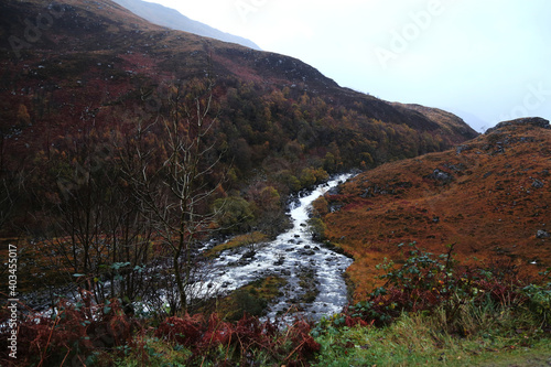 Scottish landscape in autumn, Scotland