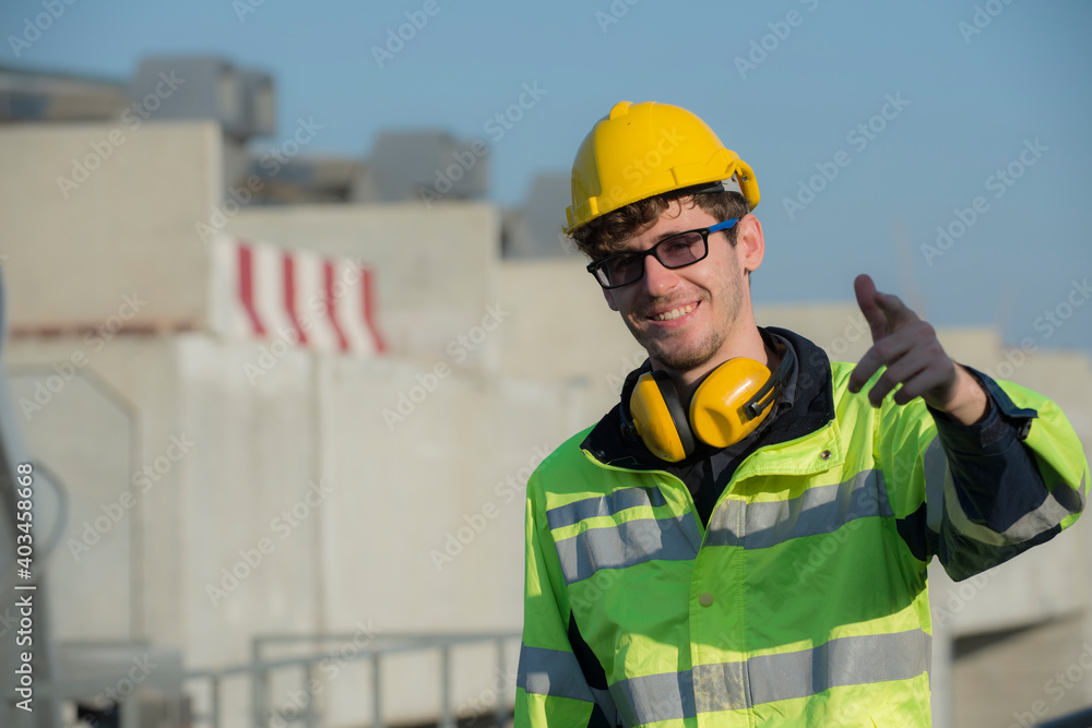 portrait of a construction worker portrait of a construction worker