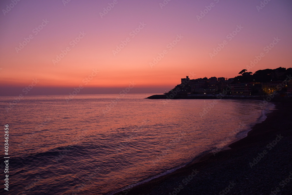 Genova Tramonto sul Mare Genova Tramonto sul Mare