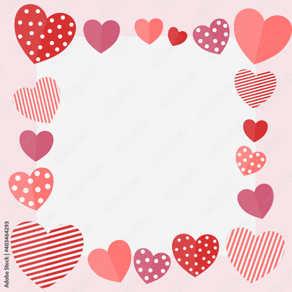 valentine hearts frame valentine hearts frame