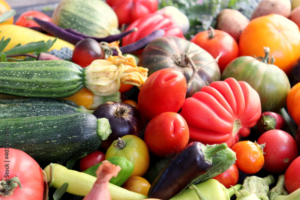 Fresh farm assorted vegetables close up selective focus. Fresh farm assorted vegetables close up selective focus.