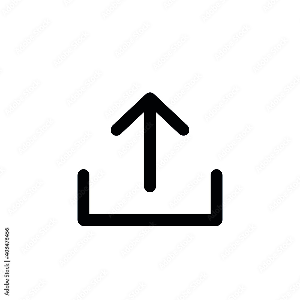 Upload sign vector icon collection. Upload button. Load symbol. Upload sign vector icon collection. Upload button. Load symbol.
