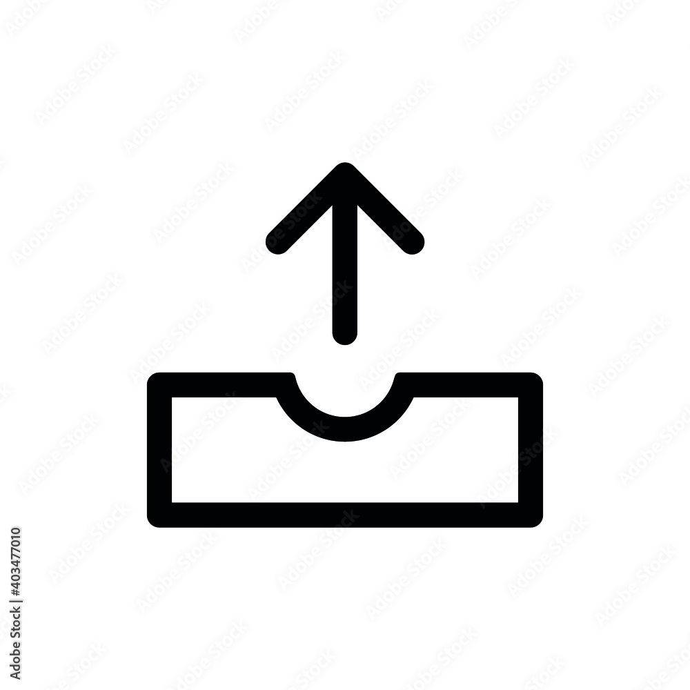 Upload sign vector icon collection. Upload button. Load symbol. Upload sign vector icon collection. Upload button. Load symbol.