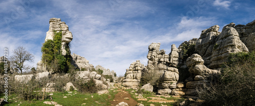 Paraje Natural Torcal de Antequera, términos municipales de Antequera y Villanueva de la Concepción,  provincia de Málaga, Andalucia, Spain photo