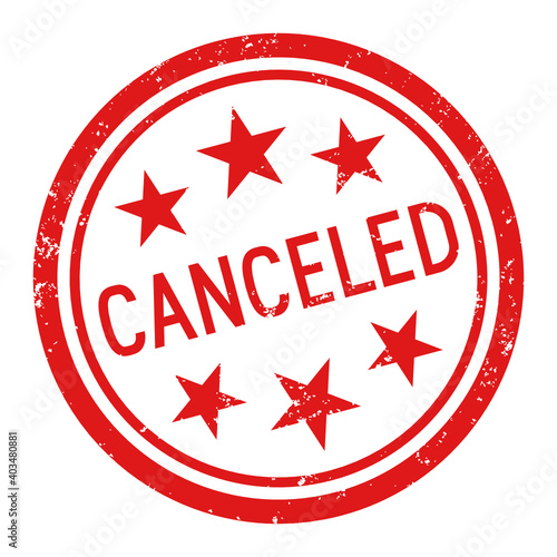 Canceled - Red stamp