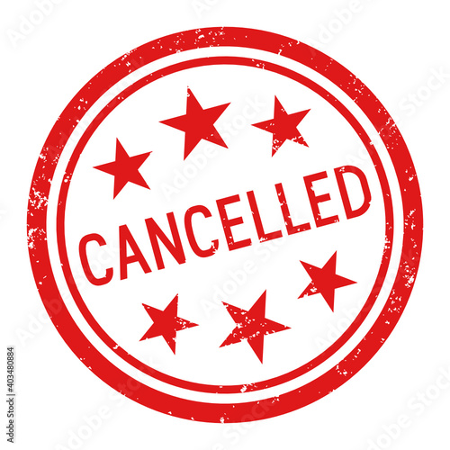 Cancelled - Red stamp