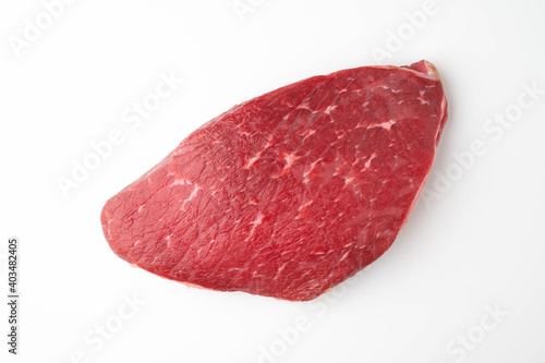 Flank steak, London Broil, Jiffy steak on white background