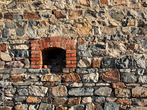 Brick Oven in Rock Wall