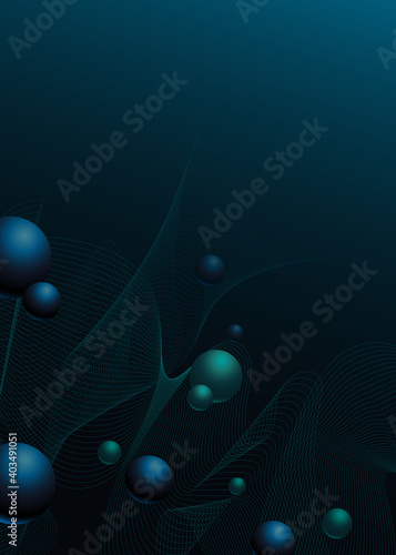Minimal vector abstract background with space for text.
