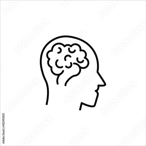 human icons think or get ideas. vector eps 10