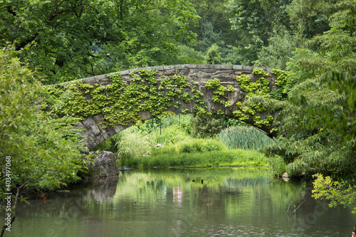 Gapstow Bridge Central Park Manhattan New York City