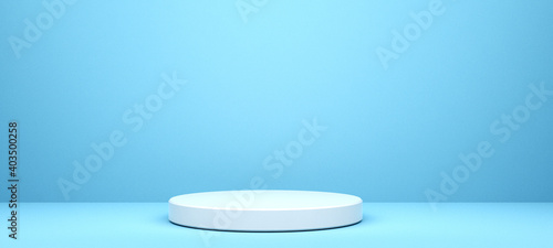 Round Empty Pedestal for Product Display